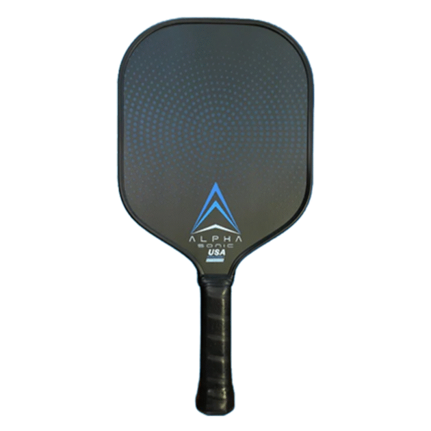 Alpha Sonic XL 17mm Raw Carbon Elongated Pickleball Paddle