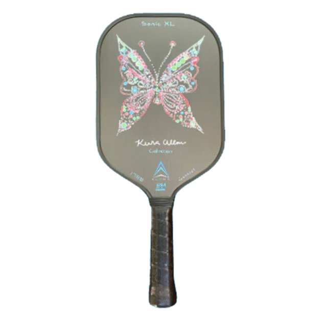 Alpha Sonic Wide Body Raw Carbon 17mm Pickleball Paddle
